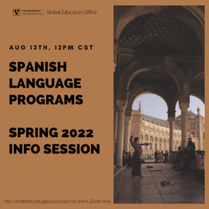 study abroad info session poster