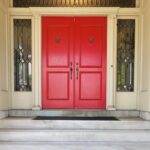curb red doors