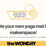 Create your own yoga mat in the makerspace!