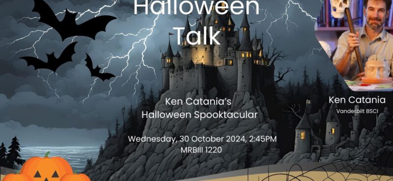 Ken Catania to Present Evolution-focused, Spooky Halloween Talk