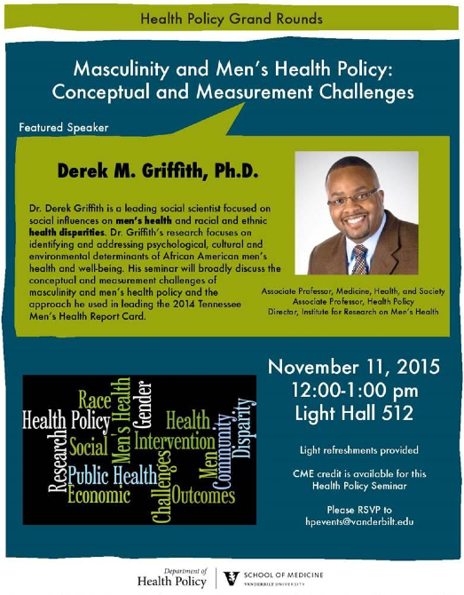 Masculinity Mens Policyevent Medicine, Health and Society Medicine