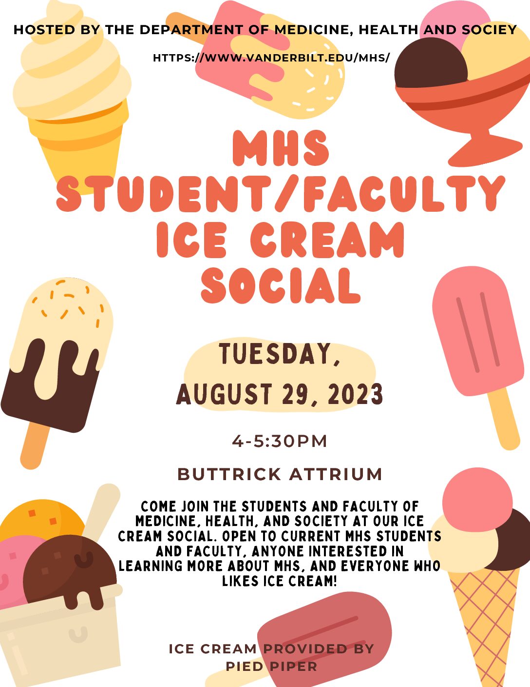MHS Ice Cream Social !! Come Join us