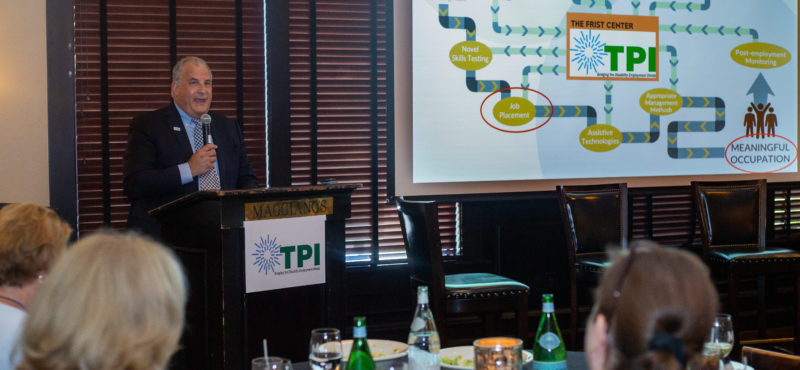 Ernie Dianastasis, the CEO of TPI, presents the Nashville Model at the TPI CEO Luncheon