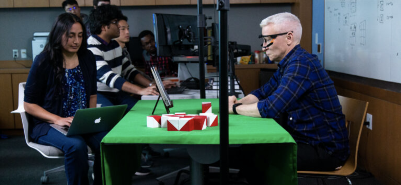 Anderson Cooper prepares for neurotypical versus neurodiverse visual cognitive assessment