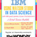 Using Watson Studio Workshop flyer