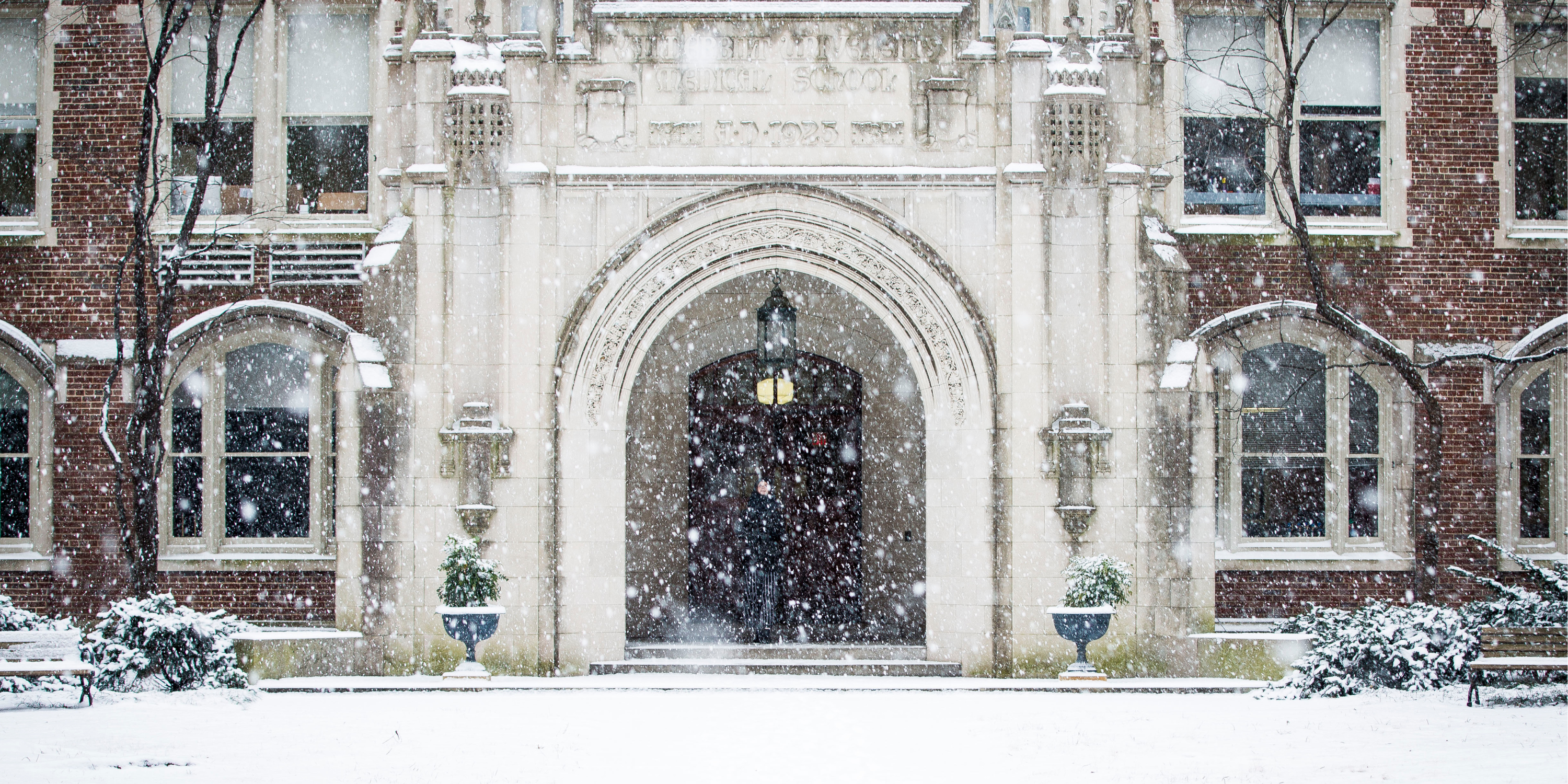 Vanderbilt Campus in Winter