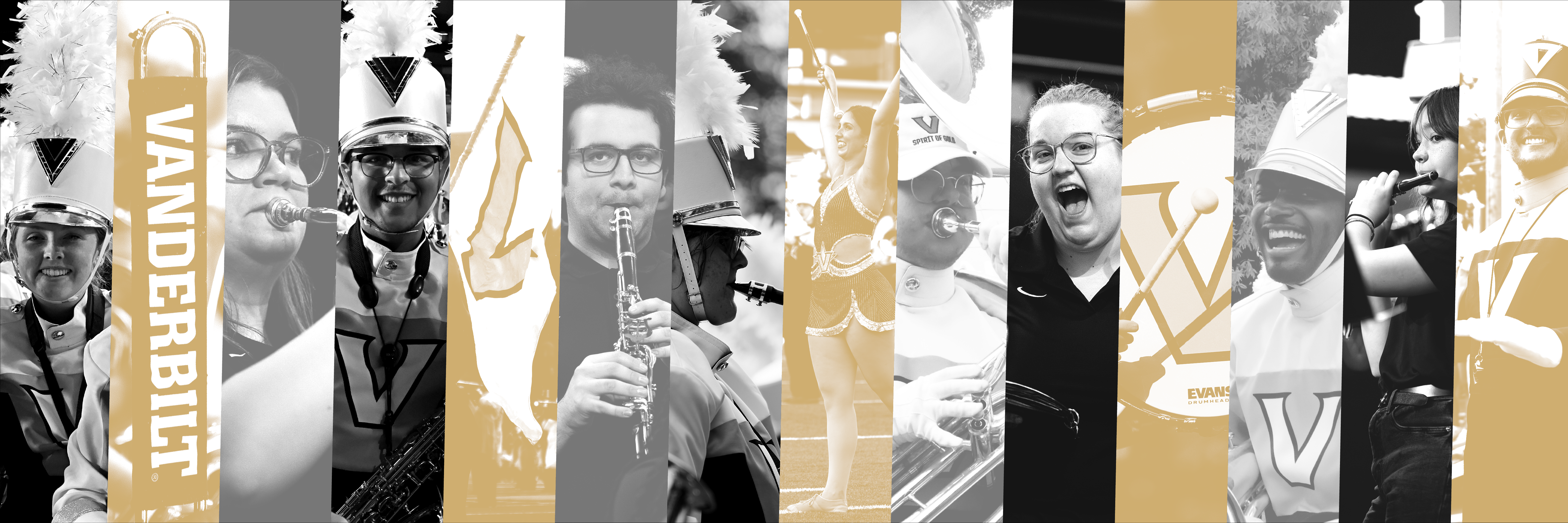 Vanderbilt Athletic Bands collage