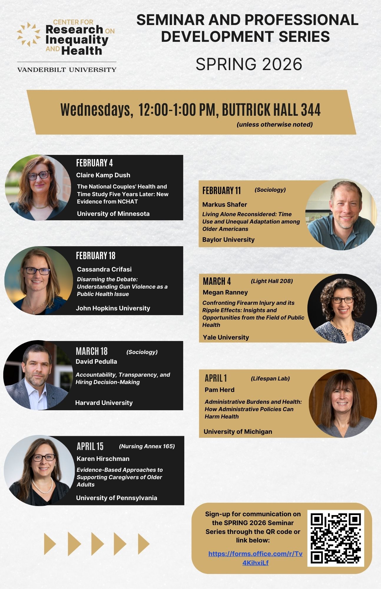 Spring 2026 Seminars