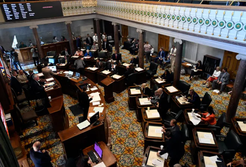 view of TN legislature in session