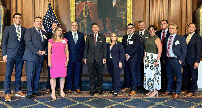 Members of the Tennessee Chamber with Rep. David Kustoff, R-Tenn., in Washington, D.C.