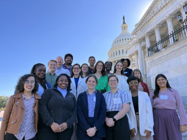 Vanderbilt students and postdocs at the U.S. Capitol for the Federal STEM Policy and Advocacy Seminar (Vanderbilt University)