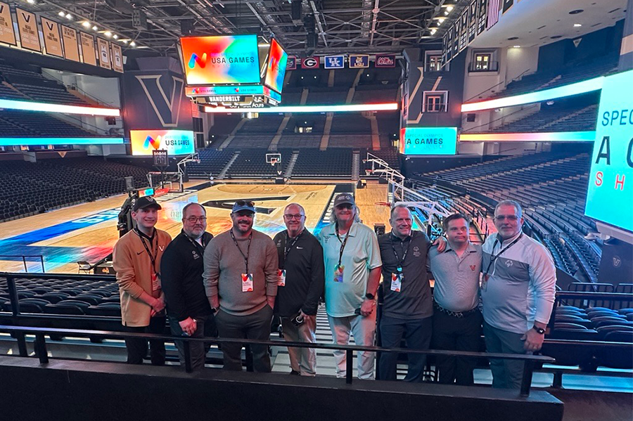 tour of Vanderbilt Memorial Gym for the Special Olympics