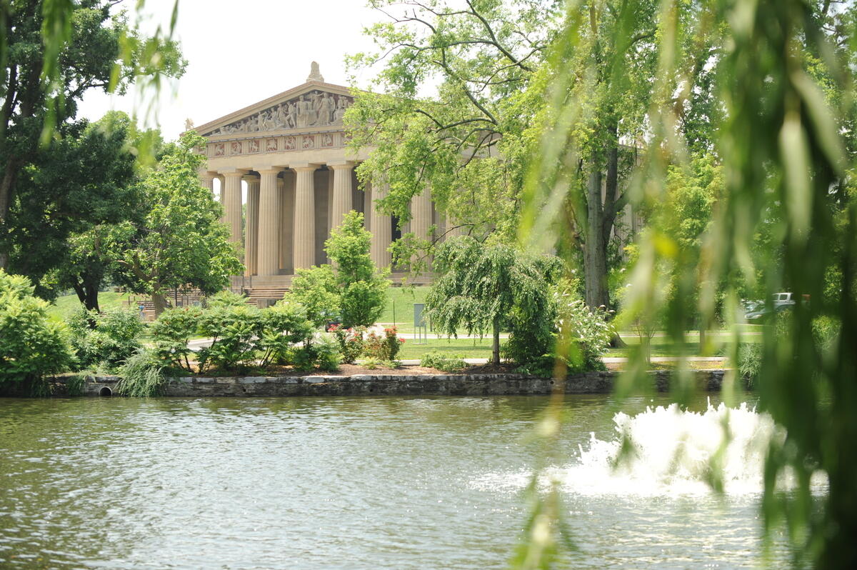 The Nashville Parthenon in Centennial Park