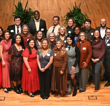 Aerial view of 2025 Blue Ribbon Teacher Award Winners (John Amis)