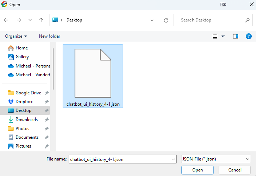 Screenshot of a JSON file on a PC.