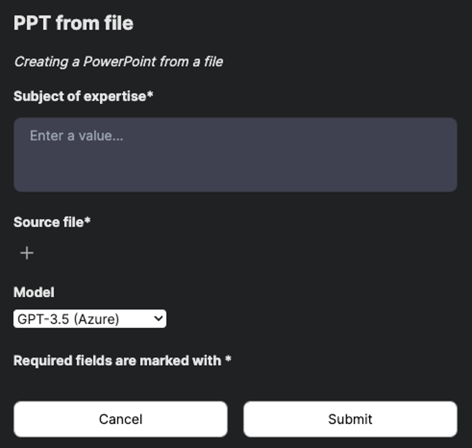Screenshot showing fields you can add.