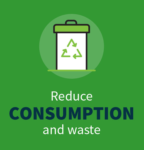 Reduce consumption. Reduce waste.