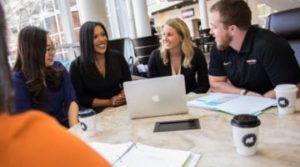 Vanderbilt MMark students work together on assignments