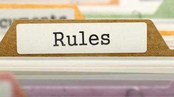 This image shows a file folder labeled "rules"
