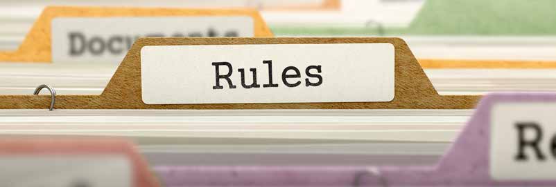 This image shows a file folder labeled "rules"