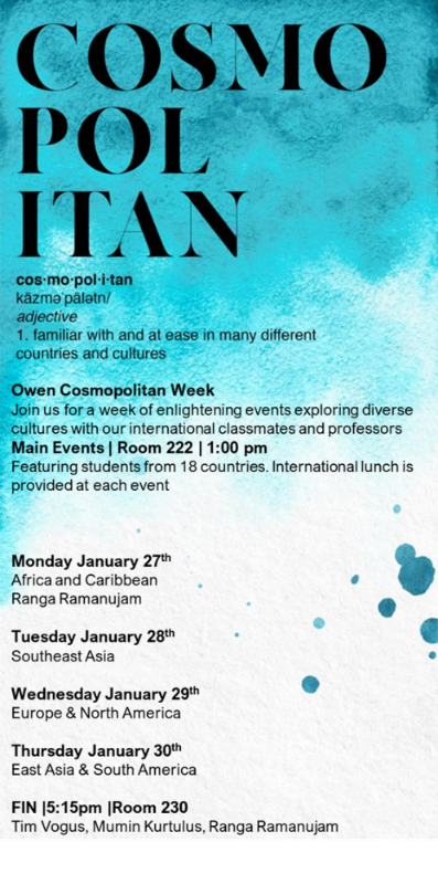 Cosmopolitan Week 2020