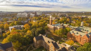 Vanderbilt campus aerial