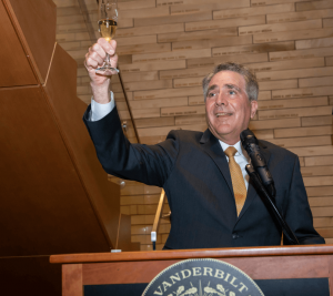 Dean Johnson Toasts Management Hall