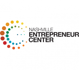 Pictured: The Nashville Entrepreneur Center logo. The logo is a pattern of colorful circles in a double-layered circle. 