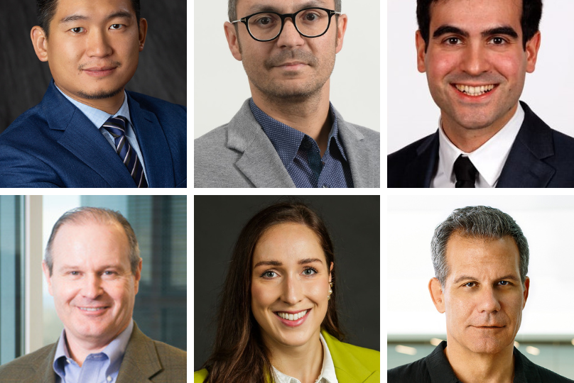 Pictured: The 6 new full-time faculty members for Vanderbilt Business are pictured. The photos are a curation of headshots. The top row from left to right: Bin Li, Sina Moghadas Khorasani, Antoine Feylessoufi. The bottom row from left to right: Gary Kimball, Anna Helmke, Richard Florida.