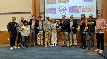 Pictured: Vanderbilt Accelerator students work with Red Bull