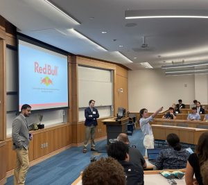 Pictured: Vanderbilt Accelerator students work with Red Bull