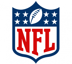 Pictured: NFL Logo on a white background