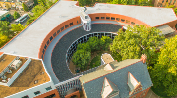 Pictured: Management Hall Aerial View