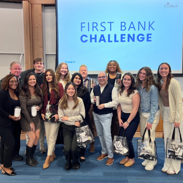 Pictured: Vanderbilt Master of Marketing students participate in BrandWeek