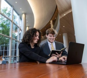 Pictured: Vanderbilt Accelerator students study together