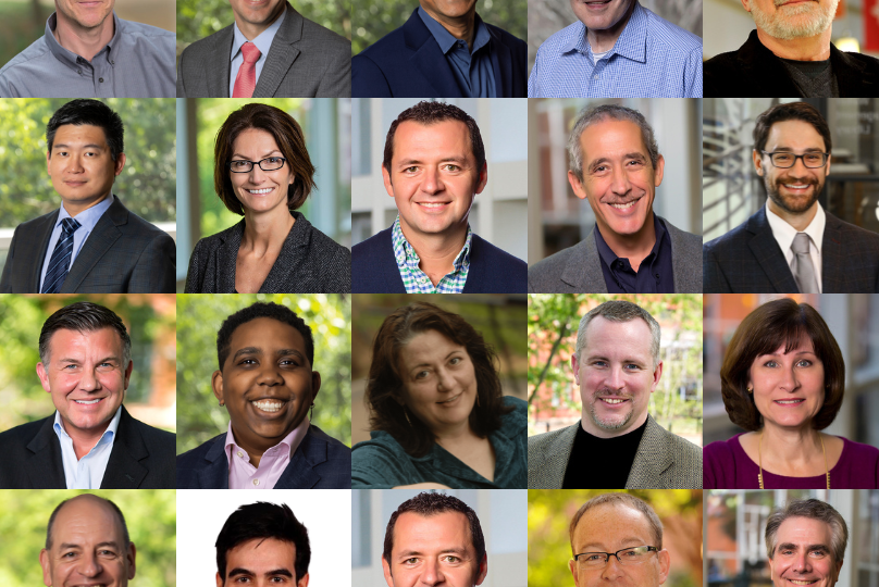 Pictured: A collage of Vanderbilt Business faculty members.