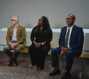 Pictured: Screen grab from the recording of the Nashville Post panel with Todd McCullough, Lena Winfree and David Owens.