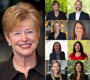 Pictured: A collage of Vanderbilt Business staff who are recognized for career milestones and awards.