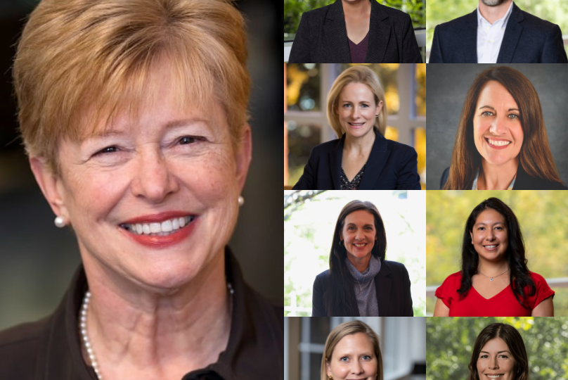 Pictured: A collage of Vanderbilt Business staff who are recognized for career milestones and awards.