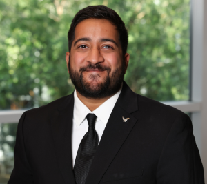 Pictured: Aaron Varella, President of OSGA, Vanderbilt Business headshot.