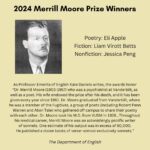 Merrill Moore Prize Winners