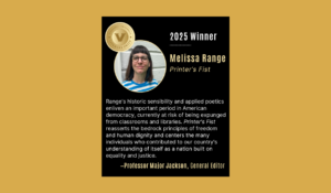Vanderbilt University Press Announces 2025 Winner of the VU Literary Prize