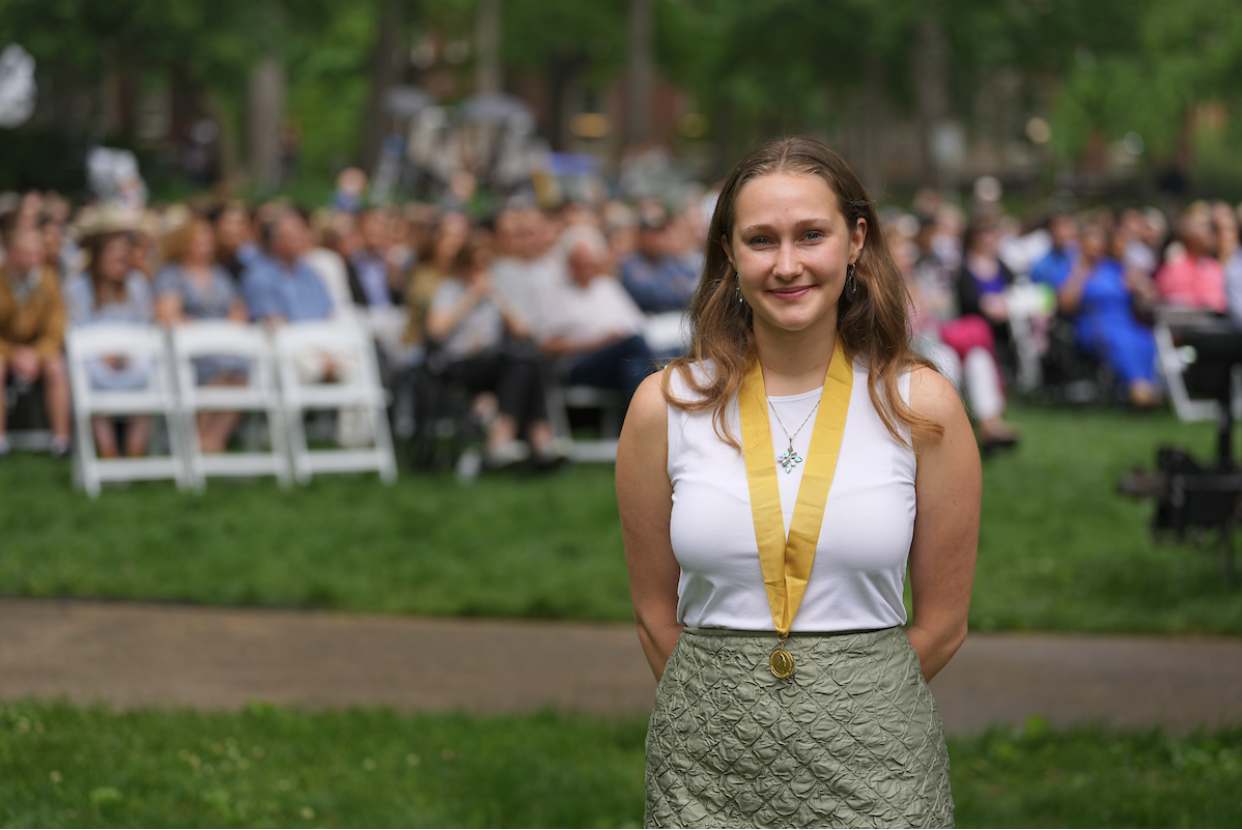LAS Major Estelle Shaya is the College of Arts and Science 2023 Founder’s Medalist