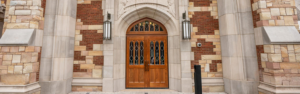 Double doors on one of Vanderbilt's buildings