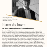 Alex F_BLAMETHEINTERN Flyer