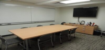 conference room with table and chair
