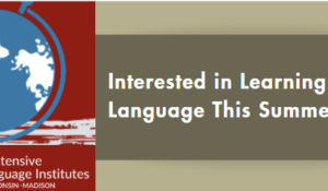 Apply Now: Summer Intensive Language Programs - Online, 8 Credits, Funding Available