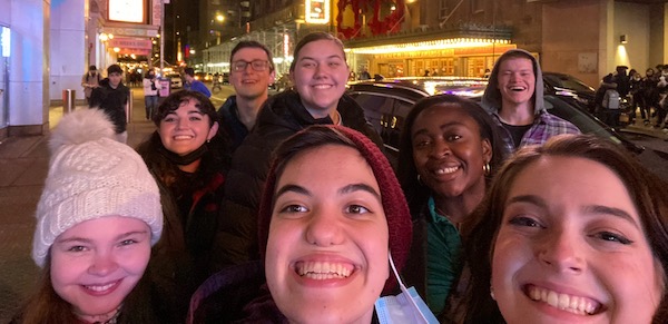 Faculty and students explore New York City theatre offerings