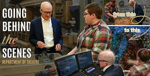 A Peek Behind the Theatre Curtain, Immersive Student Projects, and an Outstanding Senior