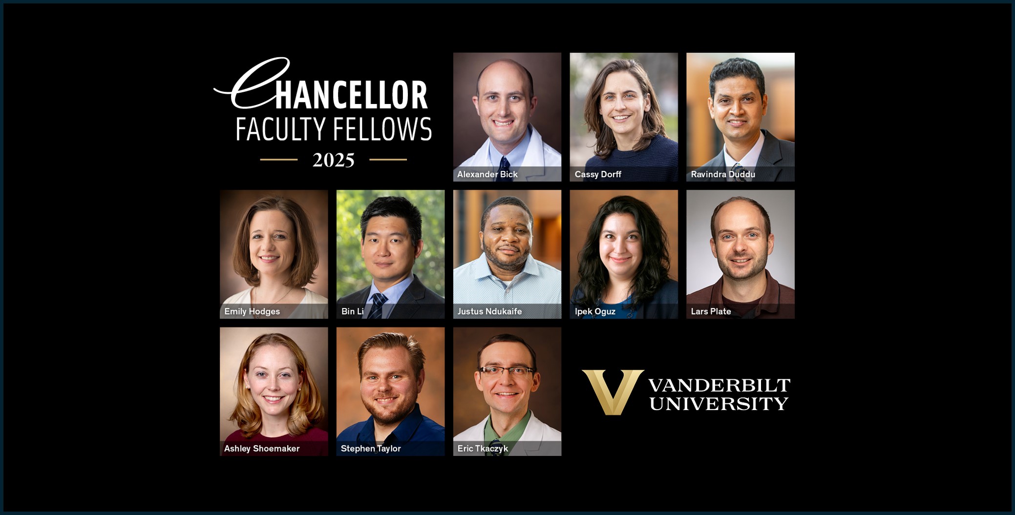 Lars Plate named a 2025 Chancellor Faculty Fellow